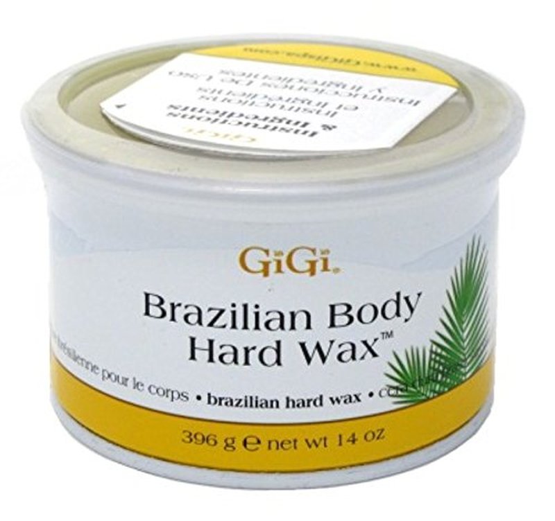 GiGi Brazilian Body Hard Wax - No Strip Hair Removal Wax for Sensitive Areas | 14 oz, Pack of 3