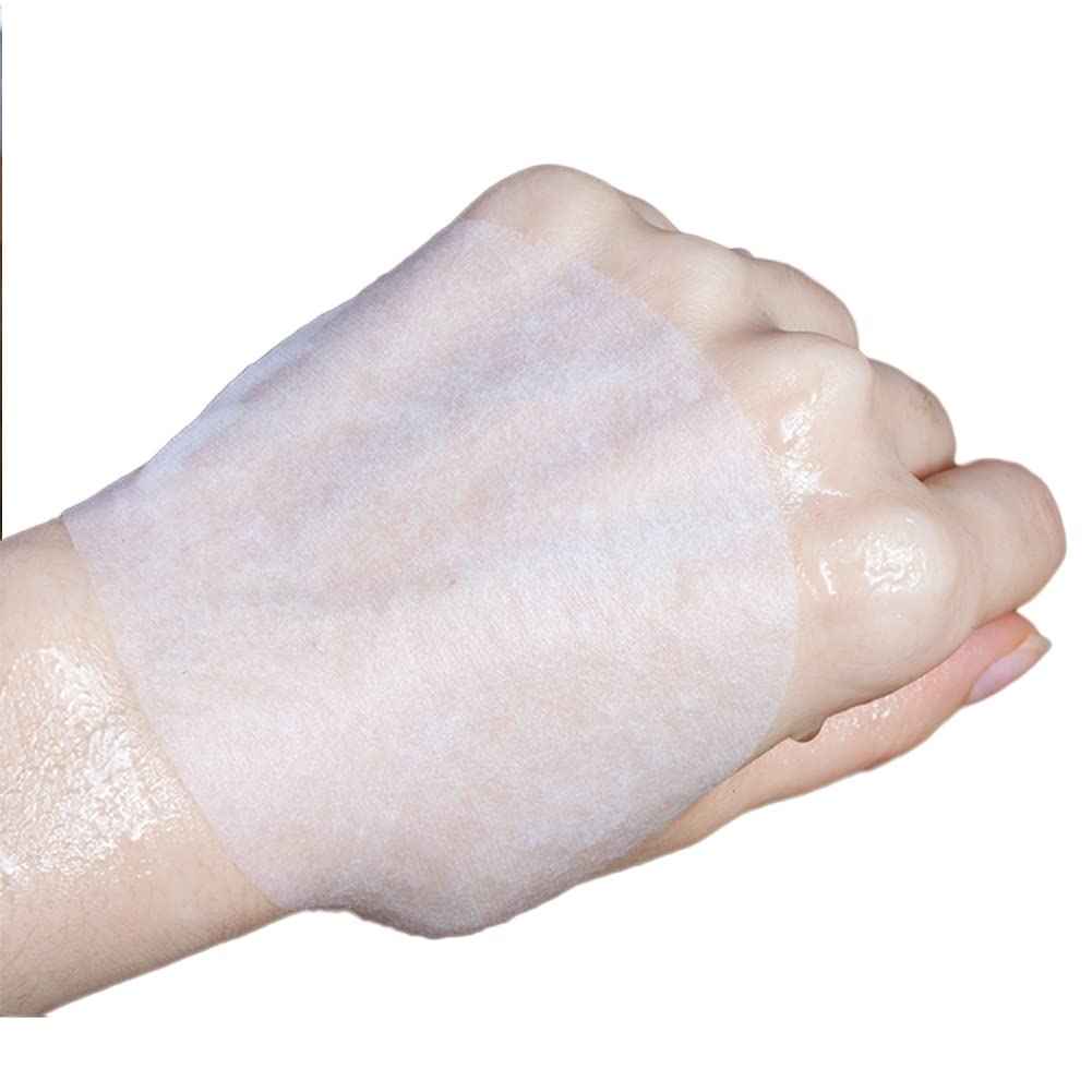 Arcemain 400 Sheets Disposable Non Woven Eye Mask Paper, Disposable Cotton DIY Eye Paper Disposable Cotton Eye Pillow Covers for Skincare Spa Wrap Moisture Retention