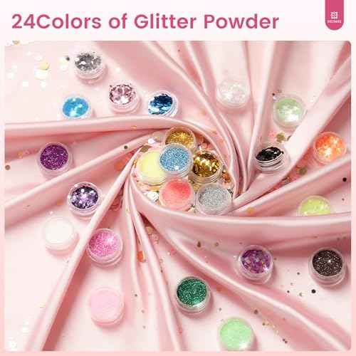 Practice Hand for Acrylic Nails Kit: Silicone Hand for Nail Practice with Nail Kit for Beginners - Bendable Training Fake Hand Manicure Acrylic Powder Set for Salon Home