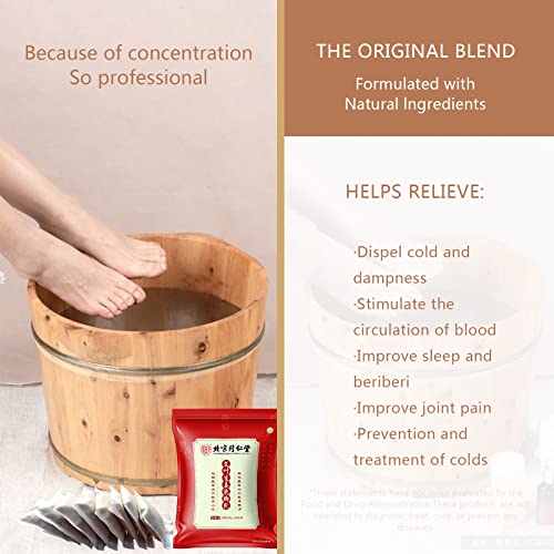 30 Pack Ginger Herbal Foot Soak Spa - 900g Natural Plant Blend with Mugwort & Saffron, Relaxing Aromatherapy Bath for Home Wellness Routine äõõ®ßæ˩ñé?øÜÊÅøÐ900g