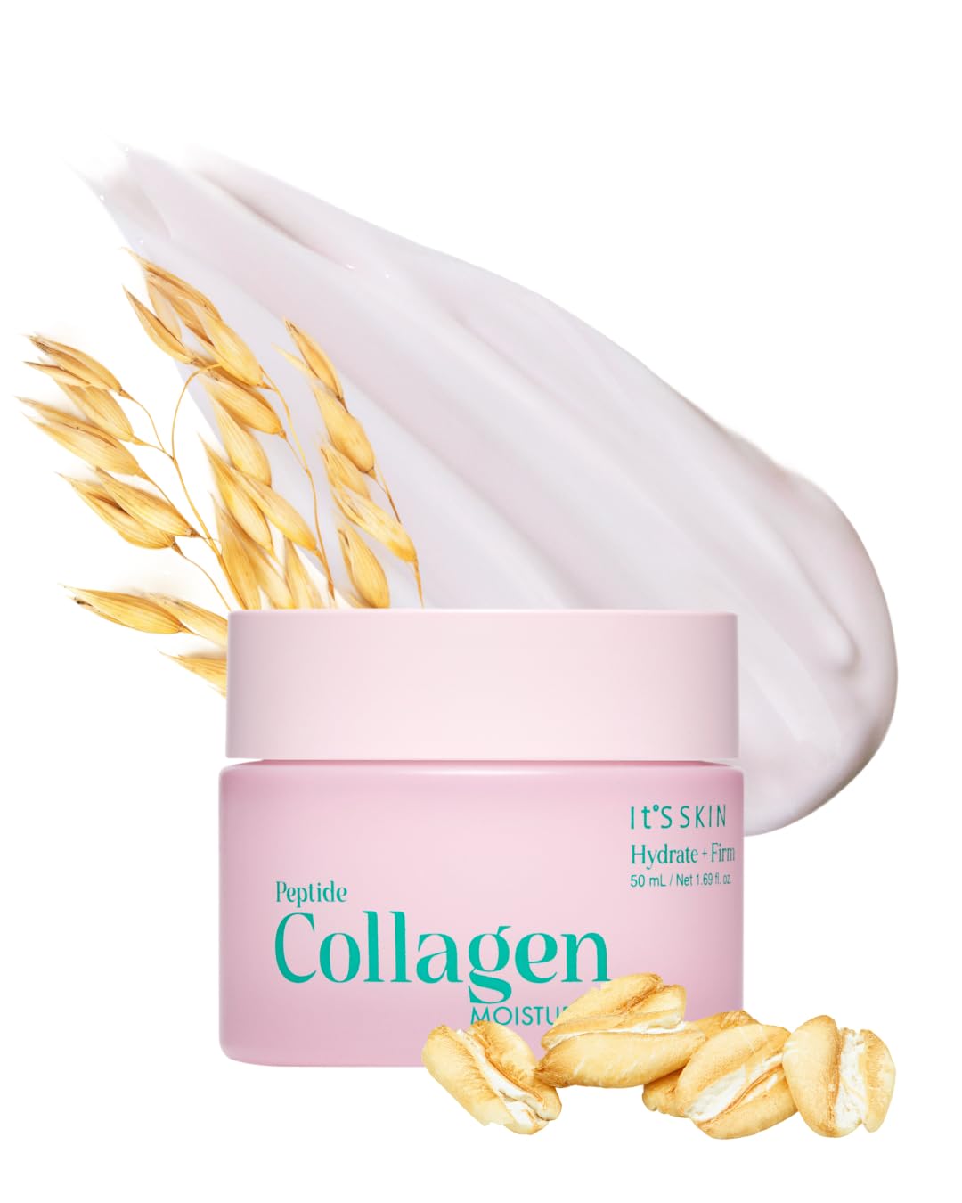 It'S SKIN Peptide Collagen Moisturizer - Anti-Aging Face Cream 1.69 fl oz | Lightweight Organic Hydrating Formula