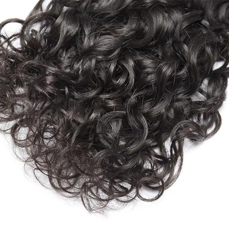 30 32 34 inch #1B Water Wave Bundles Natural Black Color Water Wave Human Hair Bundles Wet and Wavy Human Hair Bundle
