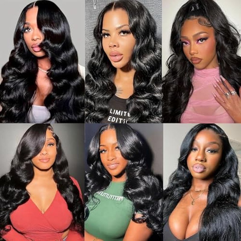 15A Human Hair Bundles 18 20 22 Inch 100% Unprocessed Brazilian Virgin Hair Quick Weave Body Wave 3 Bundles Deals Natural Black Extensions