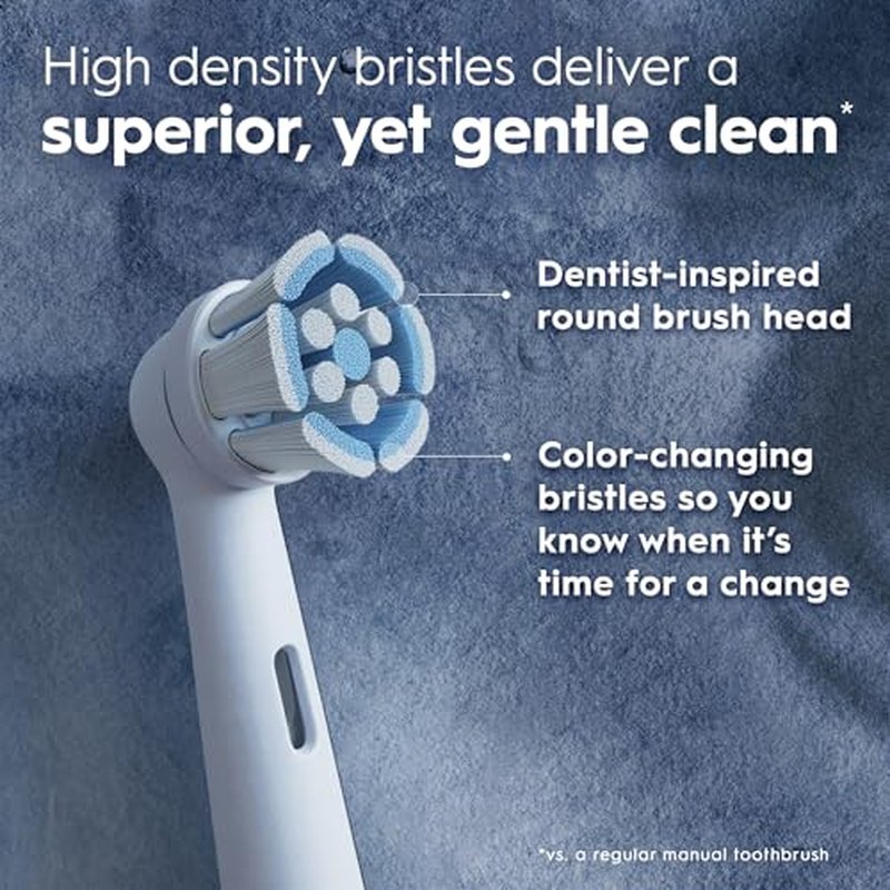 Oral-B iO Ultimate Clean Replacement Brush Heads, 5 Count, 4 Ultimate Clean + 1 Gum & Sensitive White