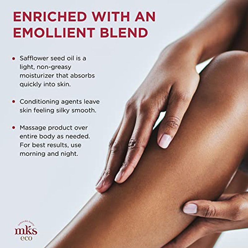 MKS eco Velvet Hand & Body Lotion, Original Scent - 10 oz - Restores Skin Softness, Flexibility & Elasticity - With Moroccan Argan Oil & Hemp Seed Oil - Vegan & Cruelty Free
