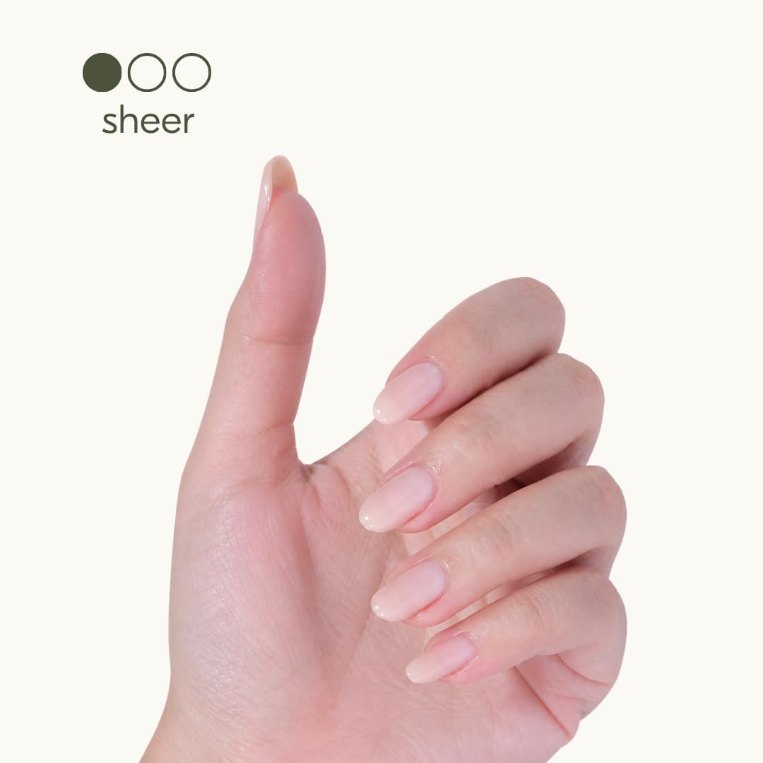 Botanist The Remedy Nail Strengthening Polish - Non-Toxic, Vegan Formula for Damaged Nails | 84% Plant-Based (Nude)