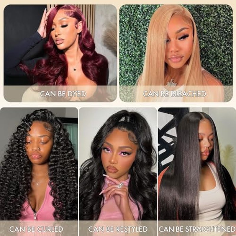16A Brazilian Straight Human Hair Bundles | 32" Unprocessed Virgin Remy Hair Extensions | Single Bundle Raw Hair with Double Weft, No Shedding, Natural Black