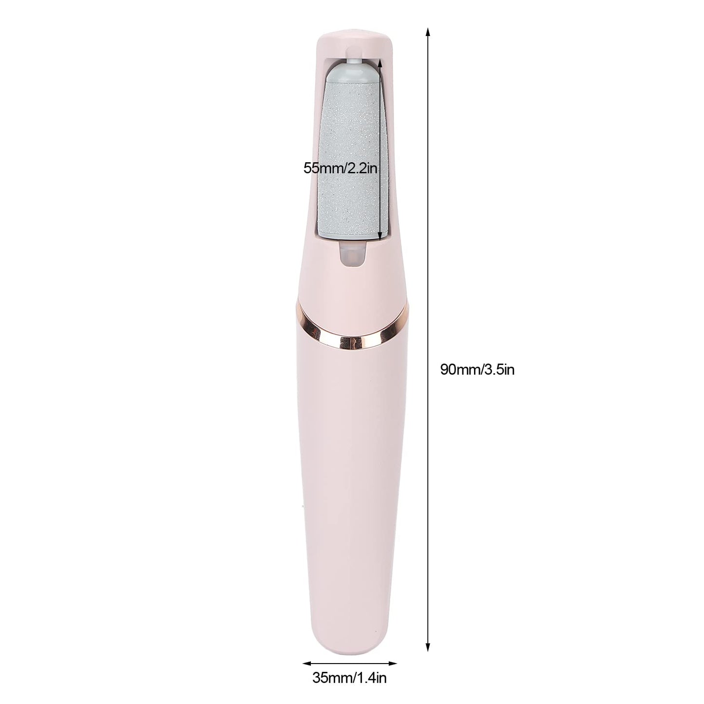Pongnas Portable Electric Feet Callus Remover Rechargeable, Professional Foot File Scrubber Pedicure Tools with 2 Gears, Pedicure Tools kit Feet Care for Dead Skin Cracked Heels