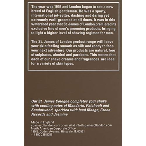 St James of London Mandarin & Patchouli Cologne