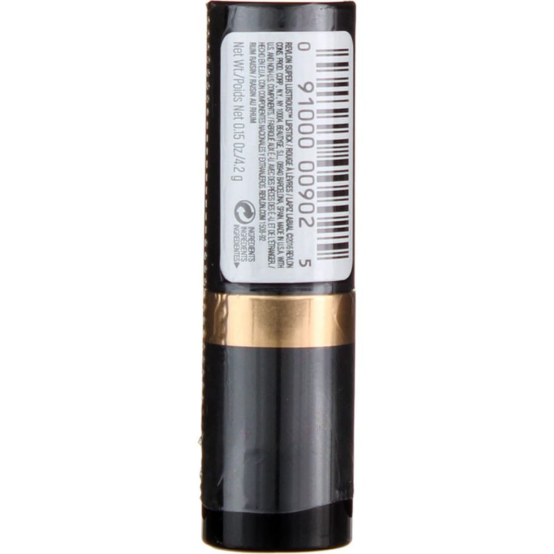 Revlon Super Lustrous Lipstick - 4.2g | Rich Color in 535 Rum Raisin for Luscious Lips