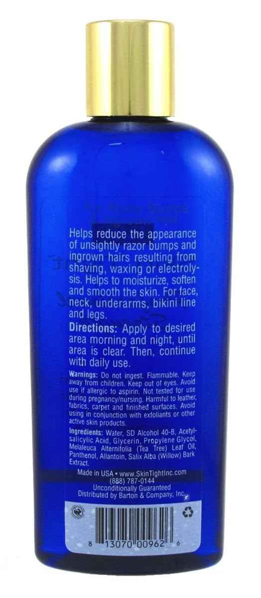 Skin Tight 8 Ounce Professional Strength Ingrown Hairs & Bumps (236ml)