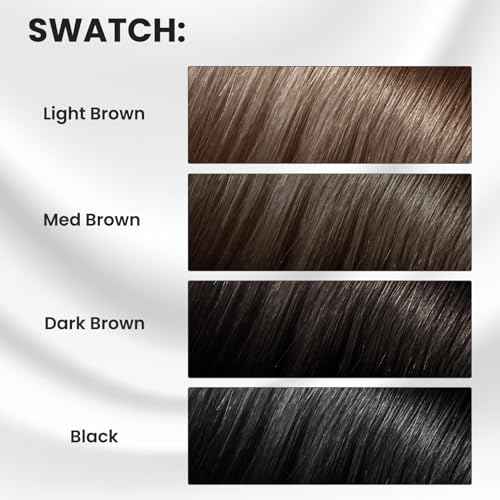 Root Touch Up, Instant Gray Hair Cover Concealer Stick, 2-In-1 Double Head Hair Color Finishing Stick, Hair Mascara Brush for Eyebrow& Beard (Black, 0.23 Fl oz)