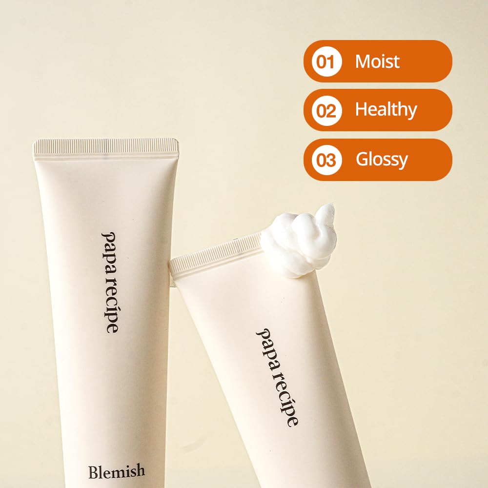 Papa Recipe Panthenol Blemish Cream 100ml– with Galactomyces and Niacinamide for Acne and Uneven Tone, Korean Skincare