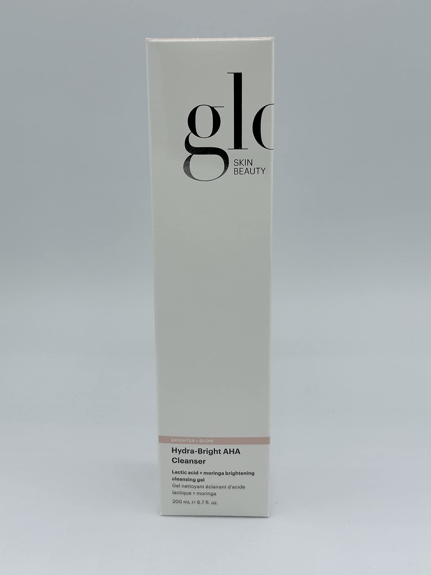Glo Skin Beauty Hydra-Bright AHA Cleanser, 6.7 Oz – Hydrating Face Wash with Lactic Acid, Gentle Exfoliating Facial Cleanser for Dry, Oily & Sensitive Skin – Brightening Face Cleanser for Women & Men
