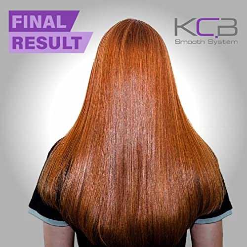 Smooth System, 2 Steps Brazilian Keratin Hair Treatment for Smoothing and Hair Frizz Control, Complex Blowout, Straightening, All Hair Types, Formaldehyde Free, 3.38 Fl oz / 100ml Kit
