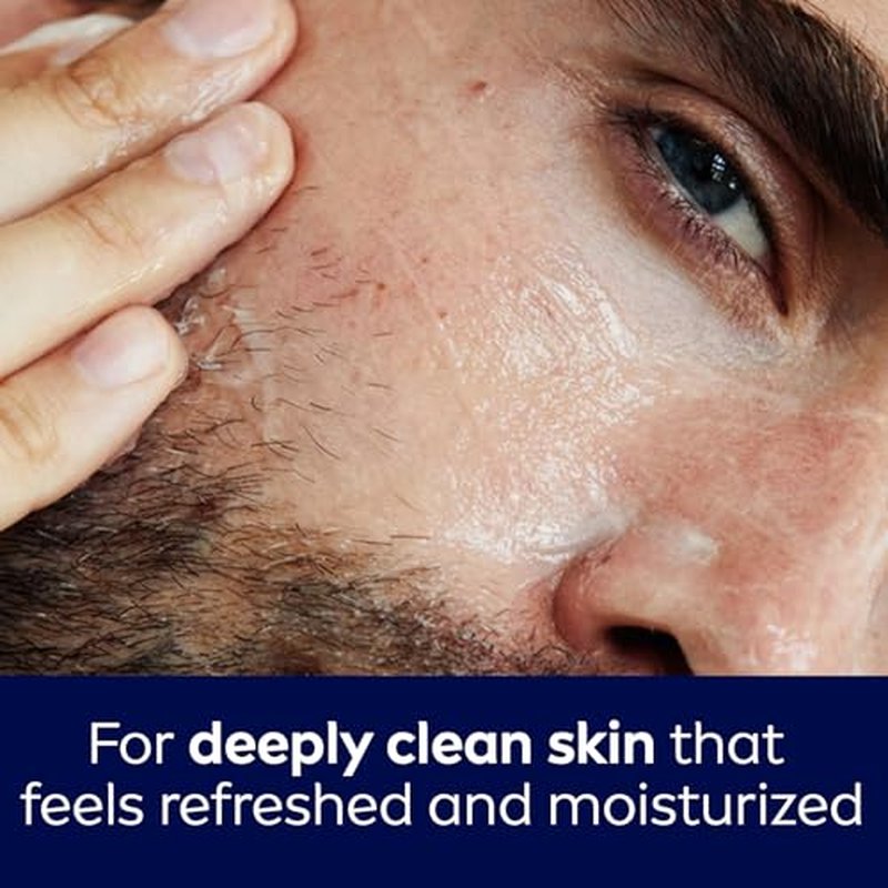 NIVEA MEN Maximum Hydration Moisturizing Face Wash with Aloe Vera, 5 Fl Oz Tube