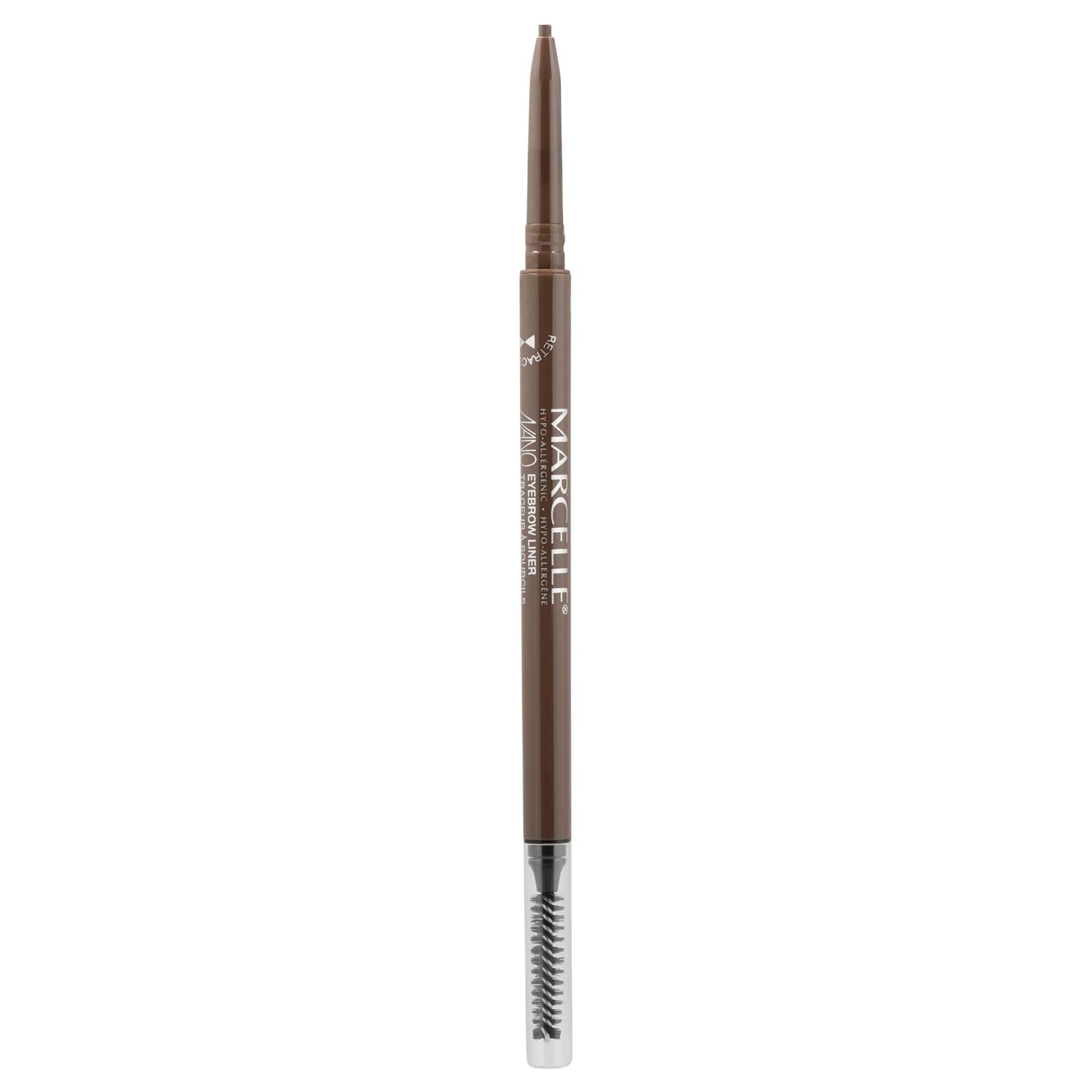 Marcelle Nano Retractable Eyebrow Liner, Fair Ash Blond, Brow Pencil, Ultra-Precise Definition, Waterproof, Long-Lasting, Hypoallergenic, Cruelty-Free, 0.09 g
