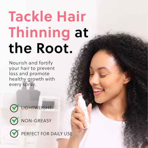 Revolutionary Hair Regrowth Serum - Fights Hair Thinning & Hair Loss - Strengthens, Thickens and Accelerates Hair Growth- Non Greasy and Hormone Free Spray For Scalp- 50ml - Forhair