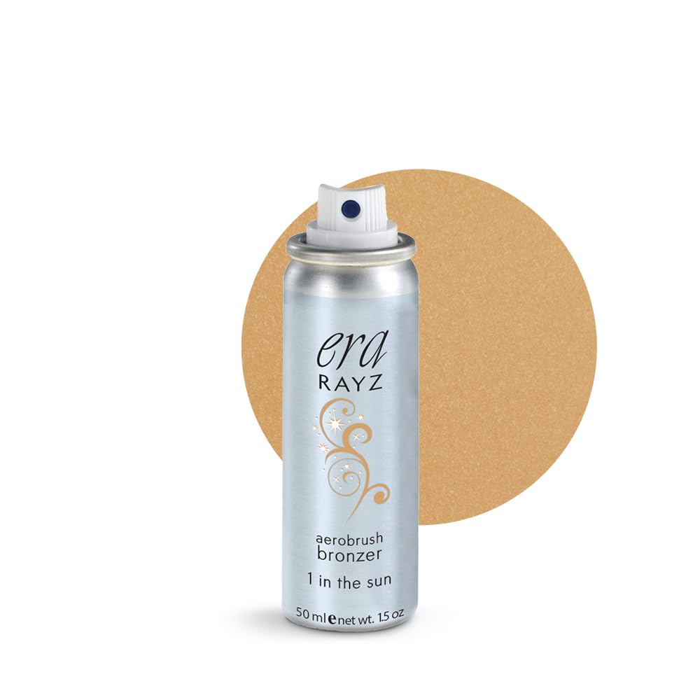 ERA Rayz Spray-On Bronzer | Buildable Airbrush Makeup - 1.5 oz, Perfect for Everyday Use