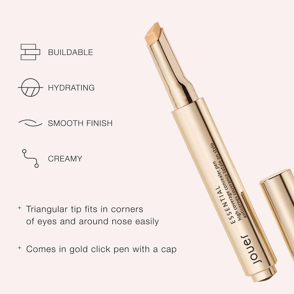 Jouer Essential High Coverage Concealer Pen, 09 Macadamia