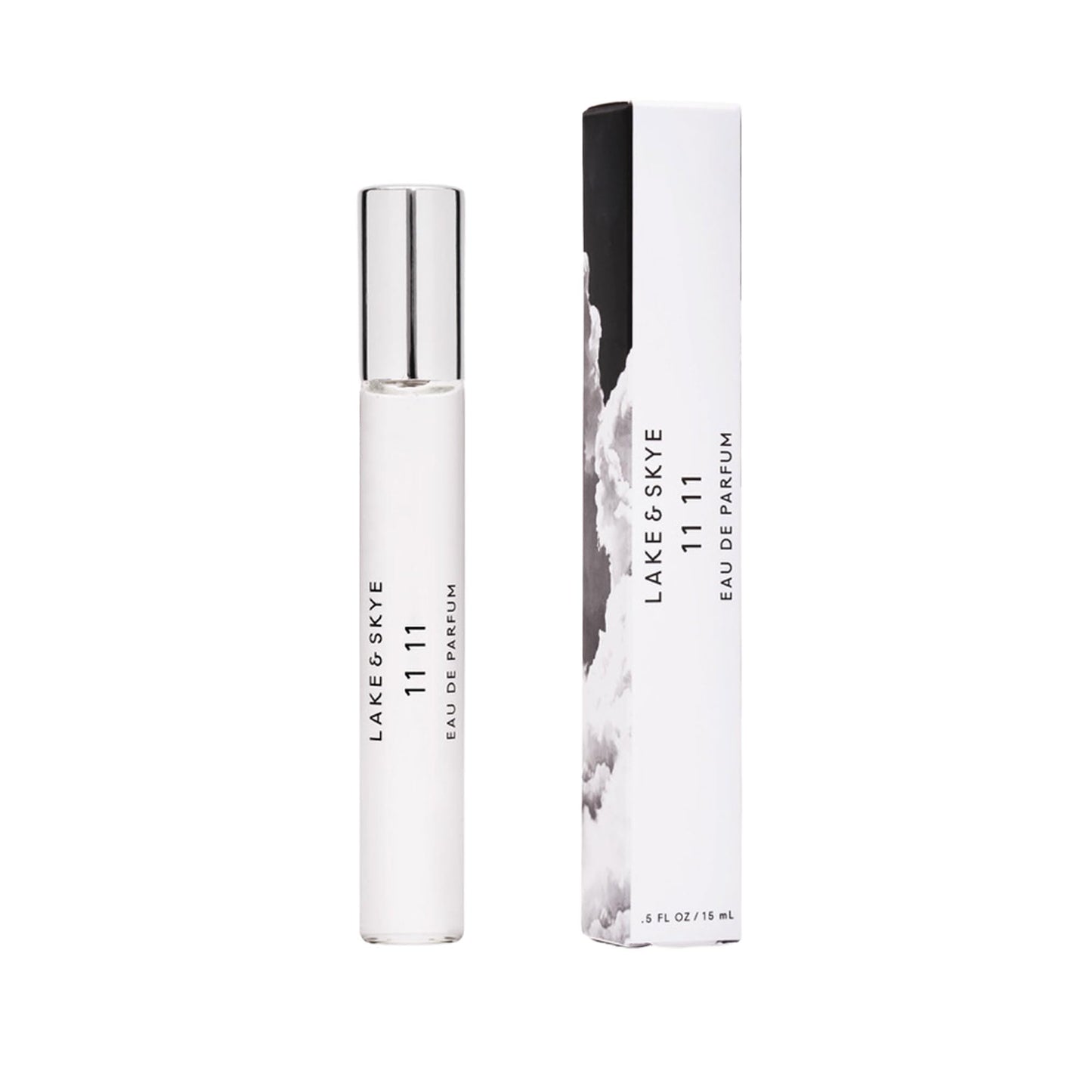 Lake & Skye 11 11 Eau de Parfum Travel Spray, Clean Skin Musk & White Amber Unisex Fragrance with Ozonic & Marine Notes, 0.5 fl oz (15 ml)