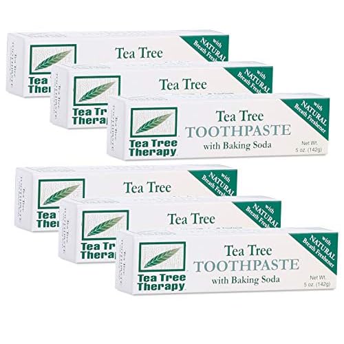 Tea Tree Therapy Tea Tree Tpste,Bak Soda, 5 oz 6 pk