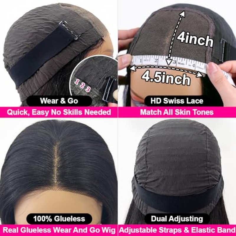 Hedy 220% Density Lace Front Wigs Human Hair Wigs for Black Women Pre Plucked with Baby Hair Body Wave Glueless 10A Lace Closure Wigs Human Hair Natural Color 22 Inch