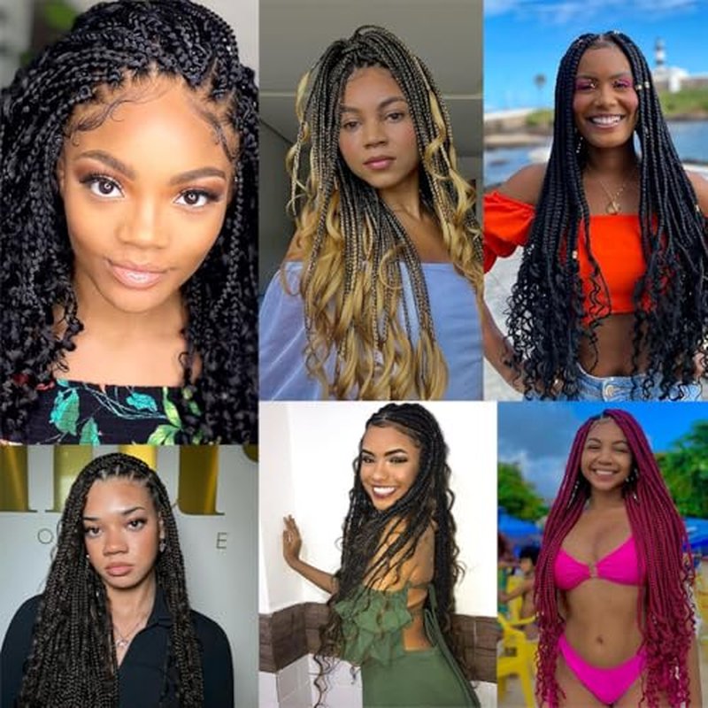 Human Braiding Hair, 3 Bundle 150g 18 Inch Boho Braids Human Hair 10A Deep Wave Bulk Brazilian Virgin No Weft Wavy Hair Extension for Boho Knotless Bohemian Micro Braid Bulk for Braiding 99J