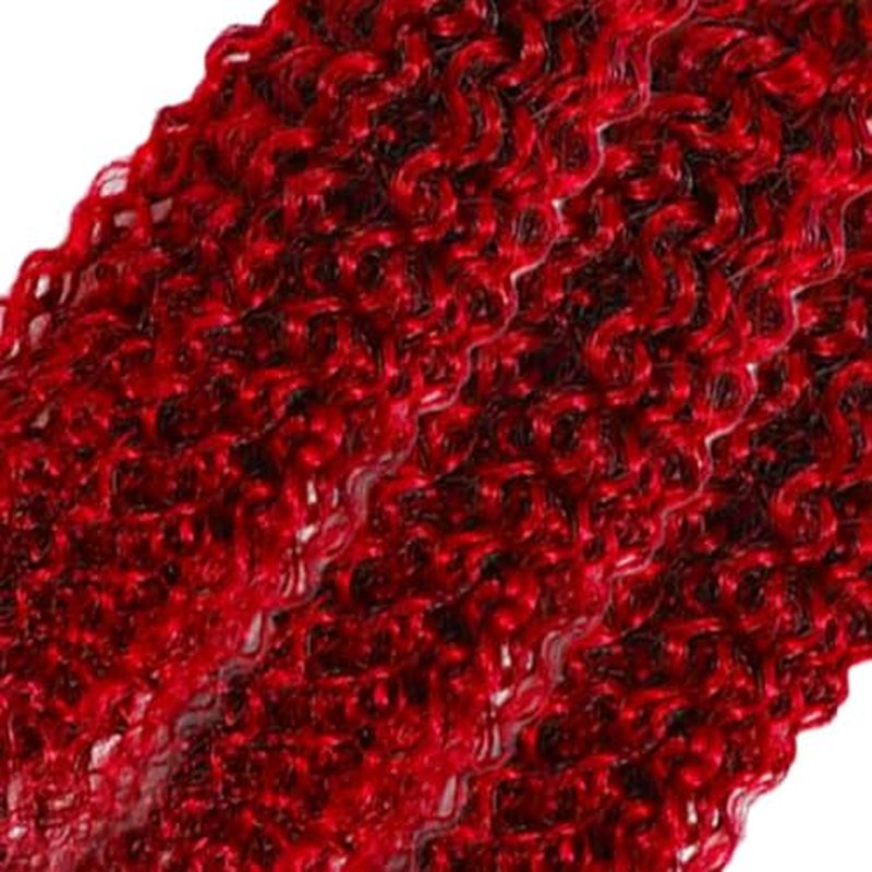 Red Human Hair Bundles 26 28 30 Inch Jerry Curly Bundles Human Hair Unprocessed 11A Brazilian Virgin Hair Weave 3 Bundles for Black Women