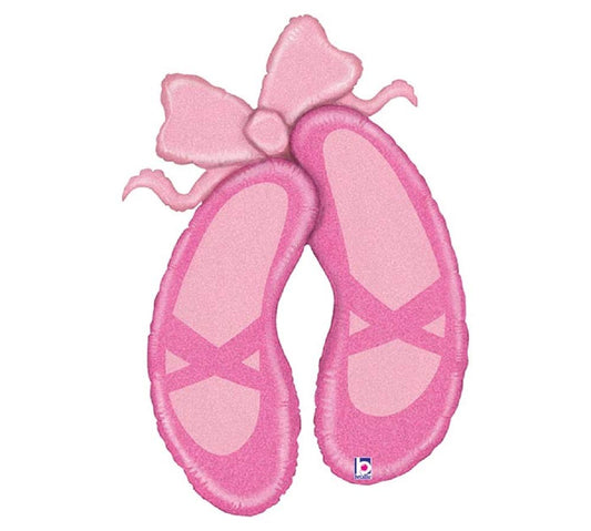 Betallic 35862 Ballet Slippers Foil Mylar Party Balloon, 40", Multicolor, Pack of 1