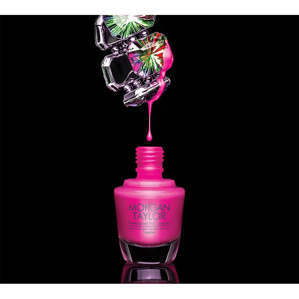 Morgan Taylor Nail Lacquer - Vibrant Chip-Resistant, Fast-Drying Polish | 15mL High-Shine for Manicures & Pedicures