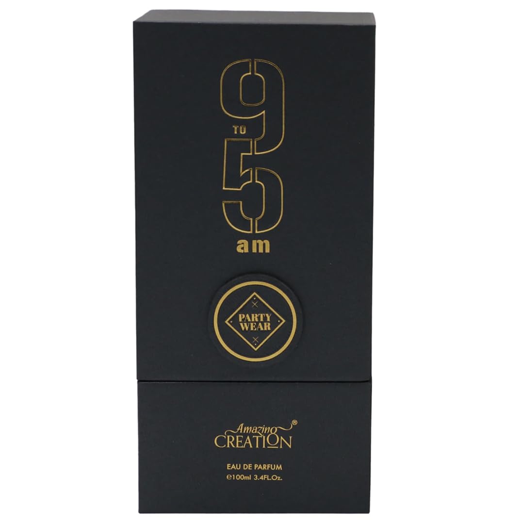 Amazing Creation 9 to 5am Party Wear Unisex Eau de Parfum, 3.4 fl oz / 100ml