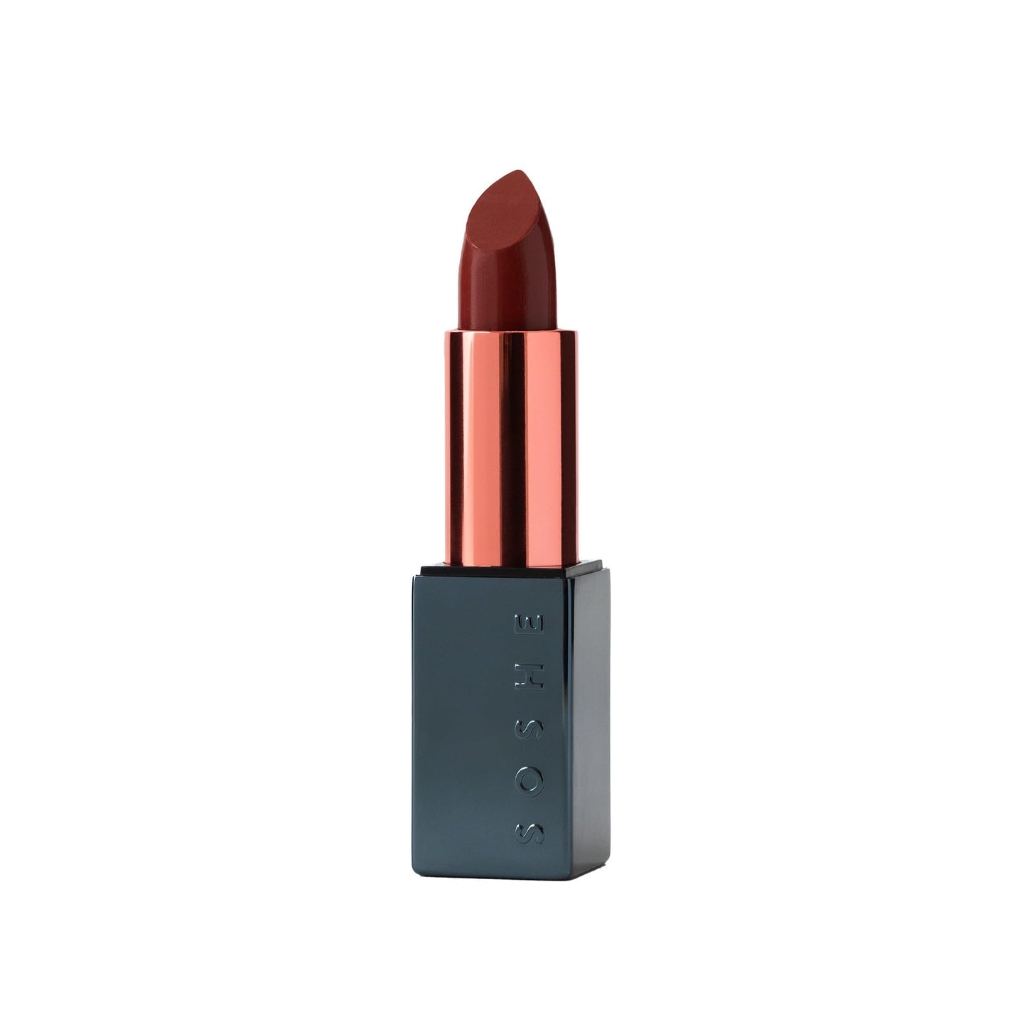 SOSHE Beauty - Ceramide Refillable Lip Silk | Sheer Hydrating, Silky, Buildable Lipstick | Ceramides, Vitamin E, Shea Butter | Cruelty-Free, Certified Plastic Negative (Speakeasy - Dusty Mauve)