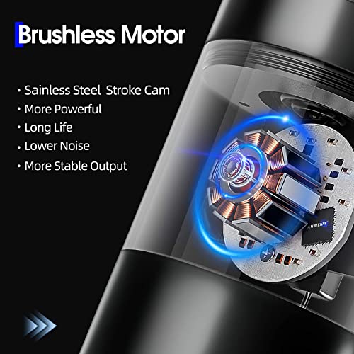 Ambition Torped Tattoo Kit - Rotary Tattoo Machine Kit with 2400mAh Power Supply Brushless Motor Tattoo Gun Kit 40pcs Mixed Size Glory Tattoo Cartridge Needles Gloves for Professional Tattoo Artist