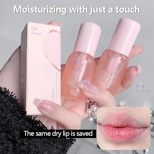 Moisturizing Lip Balm,Hydrating Glossy Lip Oil Stick For Women, Lips Care For Dry & Chapped Lips, Christmas Gift, Mother'S Day Gift (3pcs)