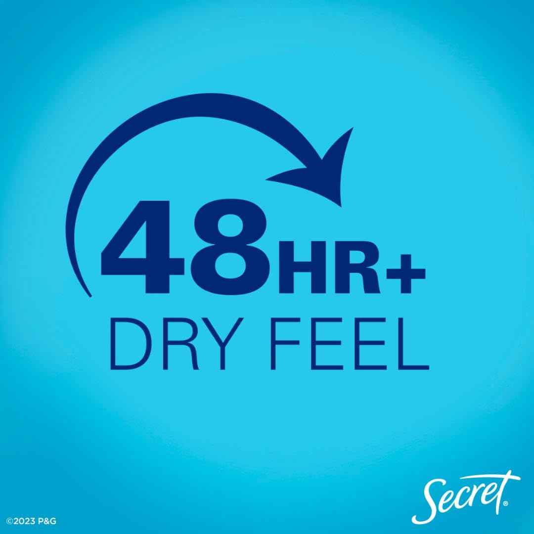Secret Dry Spray Deodorant Antiperspirant for Women, 48hr Weightless Sweat & Odor Protection, Gentle on Skin, Relaxing Lavender & Argan Oil Scent, 4.1 oz (Pack of 3)