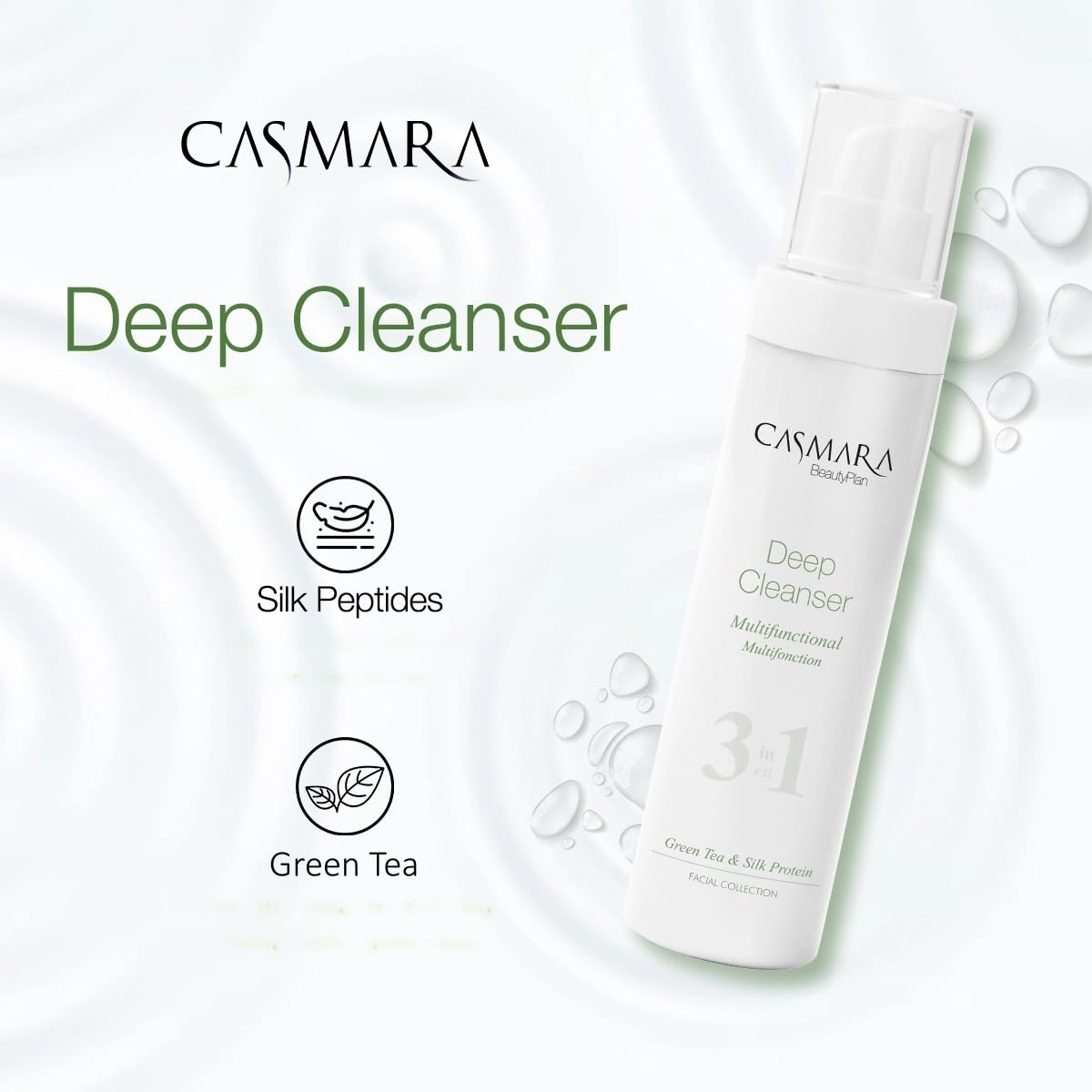 Birsppy Casmara Nettoyant 3 en 1 Deep Skin Cleanser - 150ml