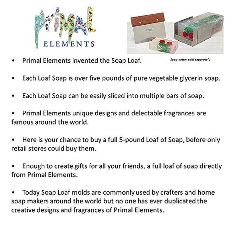 Primal Elements Primal Elments Mustang Sally Loaf Soap, 5.5 Pound