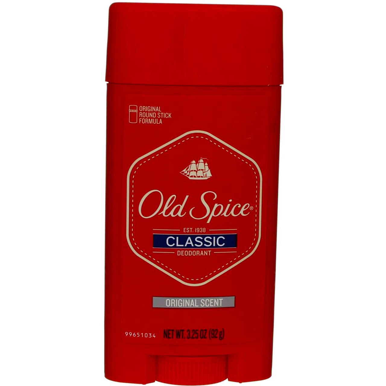 Old Spice Classic Deodorant Stick, Original 3.25 oz ( Pack of 5)
