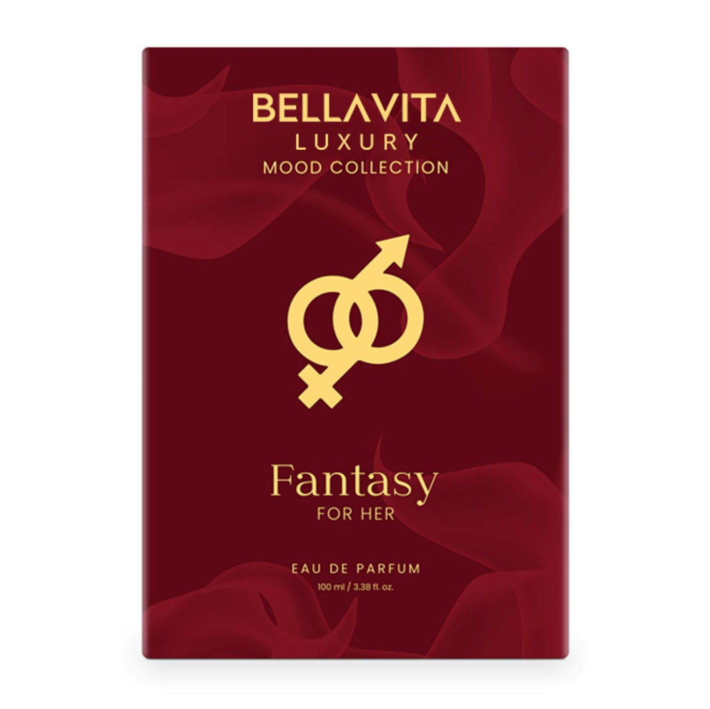 BELLAVITA Luxury Fantasy FOR HER Eau de Parfum | 100 ml (3.4 fl.oz.) | Perfume for Women | Oriental-Floral, Saffron, Jasmine, and Moss Notes | Long Lasting Women's Fragrance