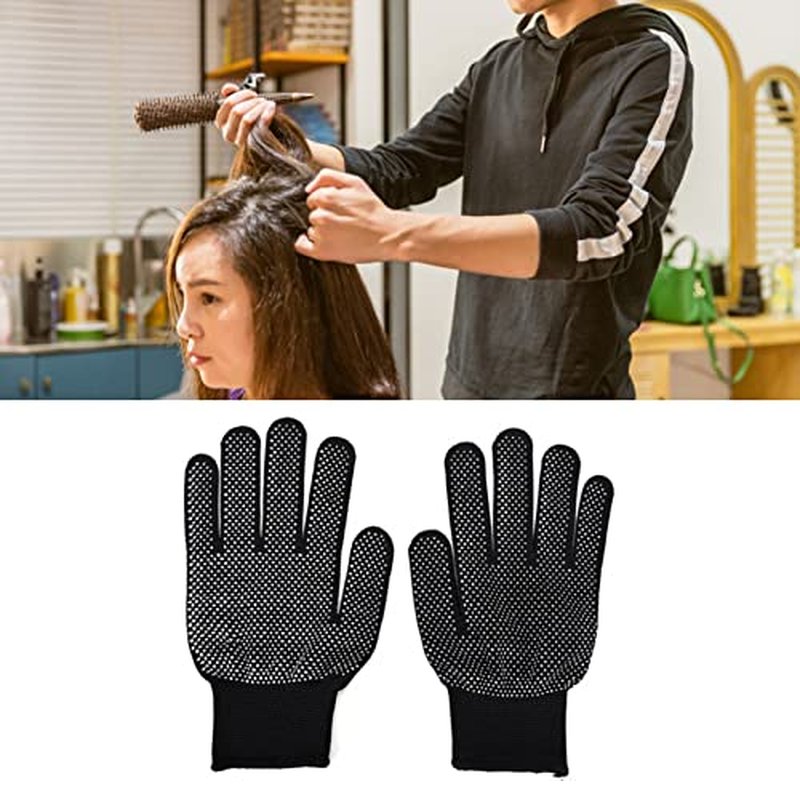 Heat Resistant Gloves, 1 Pair Professional Heat Proof Gloves,For Hair Styling,Curling Iron, Essential Hair Tool Accessory