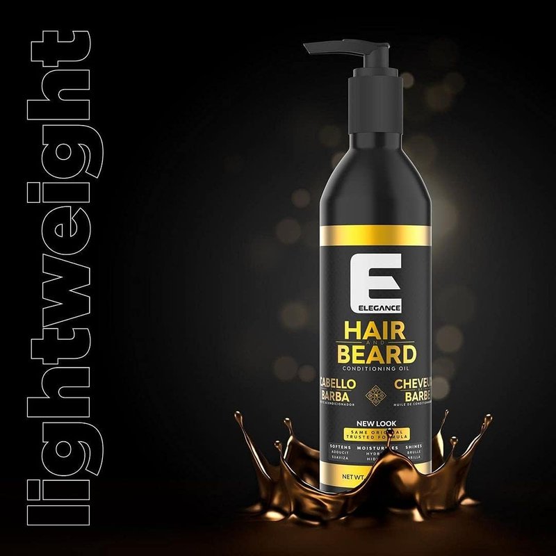 Hair & Beard Conditioning Oil - Lightweight Moisturizer for Men | 3.38 Oz with Great Scent
