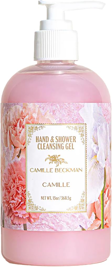 Camille Beckman Hand and Shower Cleansing Gel, Signature Camille, 13 Ounce