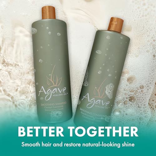 Agave Smoothing Conditioner Lightweight Moisture Infusion & Frizz Control, Sulfate-Free, Color-Safe