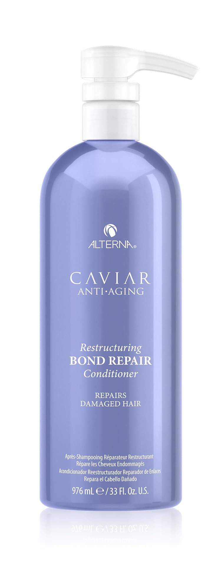 Alterna Haircare CAVIAR Anti-Aging Restructuring Bond Repair Conditioner 33.8 Fl Oz | For Brittle, Damaged and Split Ends | Repairs, Strengthens and Protects Damaged Hair | Sulfate Free