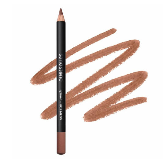 Sandstone Hypoallergenic Lip Liner Pencil | Smooth, Long-Lasting, Vegan Formula – Classic Nude for Sensitive Lips
