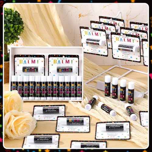 5 Pack Employee Appreciation Gifts Bulk Lip Balms Teacher Staff Team Thank You Gifts You're the Balm Fall Thanksgiving Christmas Appreciation Party Favors for Coworkers Women Men Volunteer