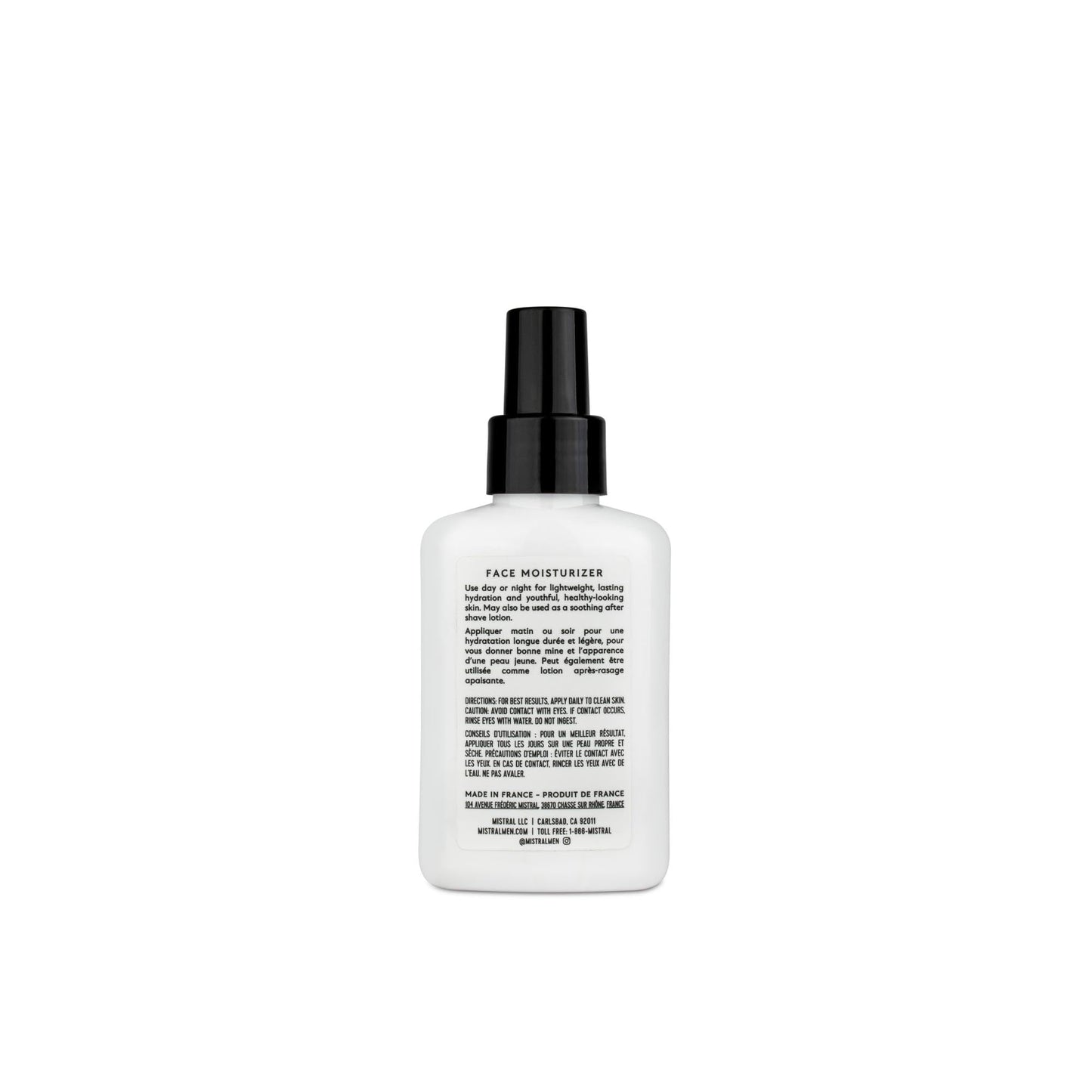 Mistral Men's Face Moisturizer Cream, Cool Marine, 3.4 Fl Oz