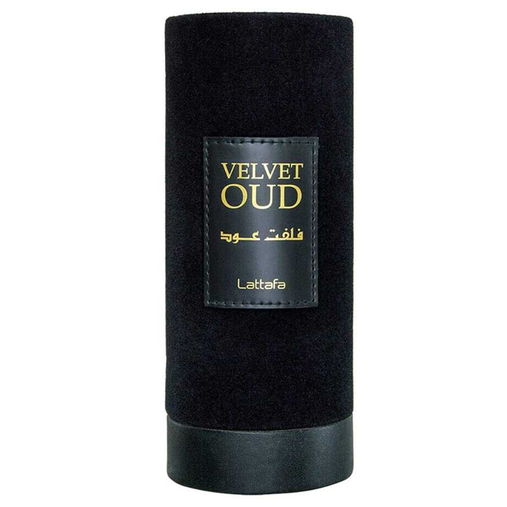 Lattafa Velvet Oud for Unisex Eau de Parfum Spray, 3.4 Ounce (Pack of 2)