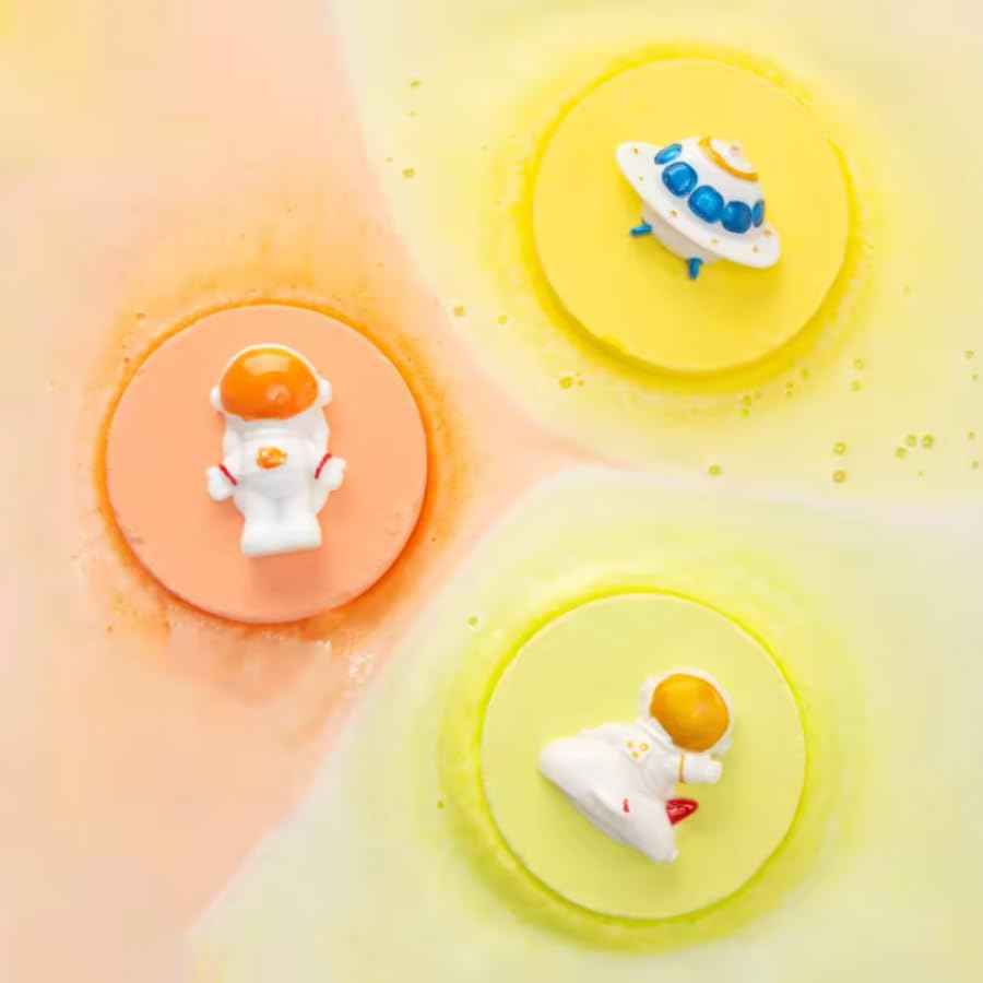 Leiky Life Princess Bath Bombs Luxury Fizzy Organic Natural Bath Bomb Gift Set Bubbling (Space), 1 Count (Pack of 9)